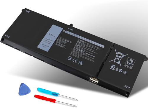 Image of 54Wh V6W33 Laptop Battery Replacement for Dell Inspiron 5310 5320 5330 5410 5418 5510 5515 5518 5625 5630 5635 3510 3511 3515 Latitude 3320 3330 3420 3520 Vostro 3515 3525 5620 5625 TN70C