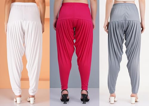 Image of Buy That Trendz Patiala Salwar for Women Relaxed Fit Viscose Patiyala Salwar Harem Bottom Pants