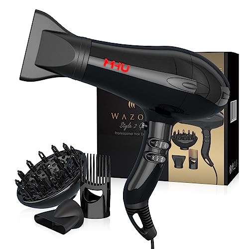 Professional Negative Ionic Hair Dryer 1875W Powerful Blow Dryer With Concentrator Ac Motor Quiet Dryer Cool Shut Button #TOP6