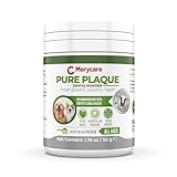 Merycare Pure Plaque Off Vet-Approved Dental Powder for Dogs & Cats | 100% Natural Teeth Cleaner with Seaweed | Plaque & Tartar Remover | Freshens Breath | No Brushing Needed (50g)