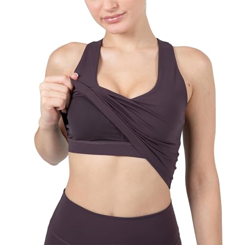 Image of YITTY Active Sports Bra Tank, Tank Top for Women with Built-in Bra, Racerback, Removable Cups, Low-Impact Yoga and Gym