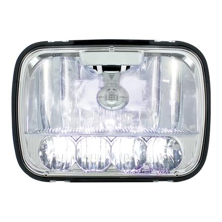 United Pacific 5 High Power LED 5" x 7" Crystal Headlight - High & Low Beam