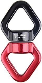 Azarxis 30KN Tree Swing Swivel Spinner, Safe Rotational Climbing Rope Devices Hanging Hook Accessory for Web Tree Swing Setting Aerial Silks Dance Yoga Hanging Hammock Rock Climbing
