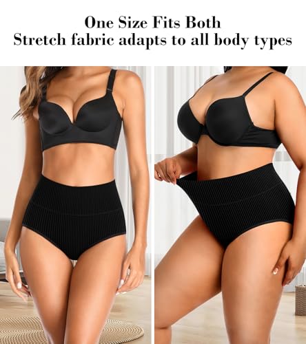 High Waisted Womens Underwear Cotton Tummy Control Postpartum Essentials Full Coverage Panties Soft Comfortable Briefs2