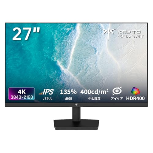 Amazon.co.jp: KEY TO COMBAT 27インチ 4K UHDゲーミングモニター