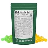 Saporepuro Calciumlactat pulver 250 gr - Ideal für die Lebensmittelindustrie
