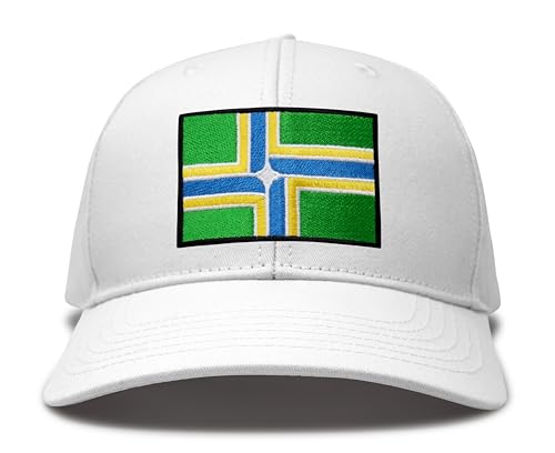 Image of International Tie City Hat for Men and Women, Adjustable Snapback Trucker Baseball Cap with Embroidered Patch