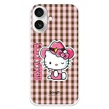 LA CASA DE LAS CARCASAS - Custodia ufficiale Hello Kitty per iPhone - Custodia compatibile con iPhone, Cover iPhone, Custodia con licenza ufficiale - Custodia in silicone Hello Kitty (Cowkitty, iPhone
