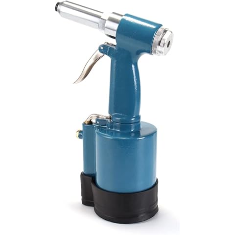 POWER AERO NOVIA Air Riveter1/8, 5/32", 3/16" and 1/4" Capacity Pneumatic Rivet Gun Hydraulic Air Riveter Tool Cover