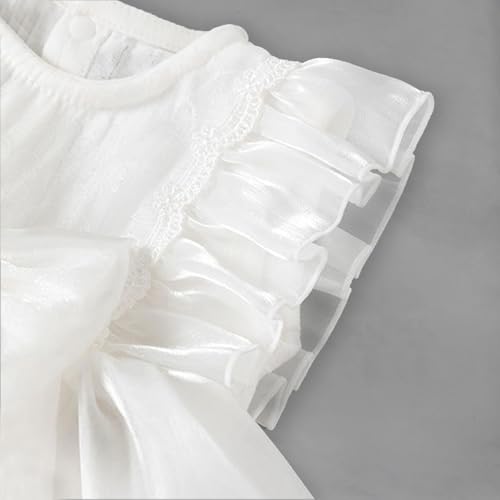 Baby Girl Summer Clothes Infant Tulle Romper Skirt Sleeveless Bodysuit One Piece Romper + Headband 2pcs set 0-12M3