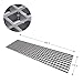 Agfabric 1x4ft Fiberglass Drain Grate 1''Thickness, Non-Slip Floors Cover, Rustless Indoor and Outdoor Drain Cover, Gray, 1pc