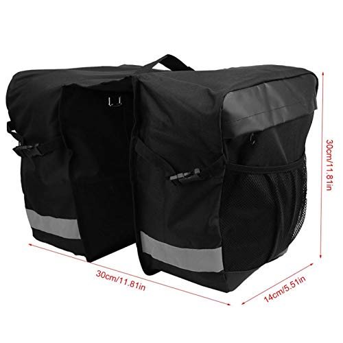 Bicicleta traseira rack bolsa de malha pano traseiro rack saco bicicletas de estrada para bicicletas