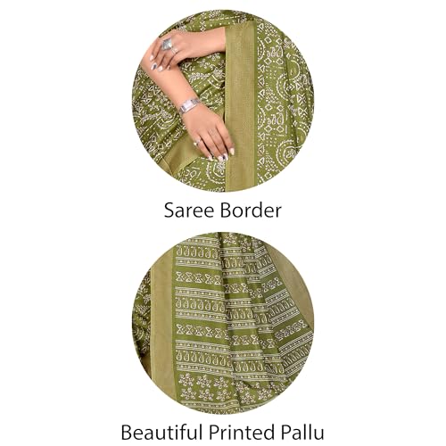 Image of Vimla Women's Kanjivaram Silk Uniform Saree and Unstitched Blouse Piece | Office School Uniform Saree For Women | Sari for Women