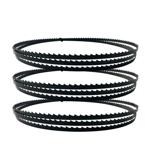 DQZRTUECA Hoja de sierra de cinta SK5 de 14 dientes por pulgada (55 x 1/4 pulgadas), paquete de 3, for W711 HBS20 BS200A