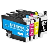 【Partenaire d'impression fiable】Nos cartouches d'encre LC-3235XLBK LC-3235XLC LC-3235XLM et LC-3235XLY sont conçues pour offrir des images et des documents d'une qualité exceptionnelle éclatants et fidèles à la réalité. En cas de problème n'hésitez pas à nous contacter. Notre équipe d'experts vous assistera et vous apportera une solution satisfaisante.