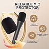 6 Pcs Premium Thick Foam Mic Covers, High-Density Sponge Microphone Windscreen, Universal Noise Reduction Pop Filter for Handheld Mics, Studio/KTV/Podcast Recording (Black)