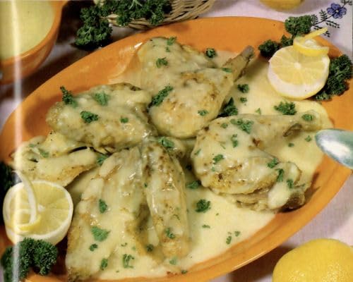 Poulet en fricass&eacute;e &agrave; la mode de G&ecirc;nes (Italie)