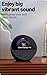 Amazon Echo Spot, Great for nightstands, offices and kitchens, Smart alarm clock with Alexa, Black
