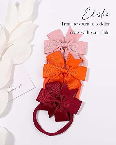 image for jollybows 40pcs Baby Girls Grosgrain Ribbon Hair Bows Headbands 3