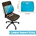 Wonder Comfort Lumbar Support Pillow Memory Foam Cushion for Back Support - Perfect As A Back Pillow & Lower Back Pain Relief, Backrest for Office Computer Chair, Car, Gaming, Couch