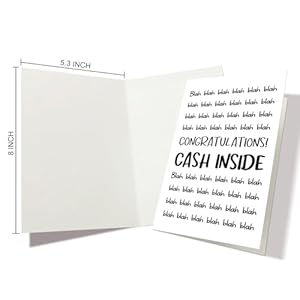 Nchigedy Funny Graduation Card for Her Him, High School College Graduation Card, Congratulation Card for Grads, Graduation Gift Nchigedy Funny Graduation Card for Her Him High School College Graduation Card Congratulation Card for Grads Graduation Gift