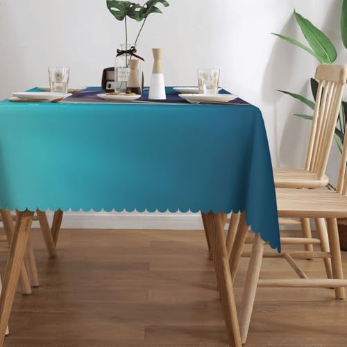 Nappe rectangulaire dauphins anti-tache pour protéger la table des enfants