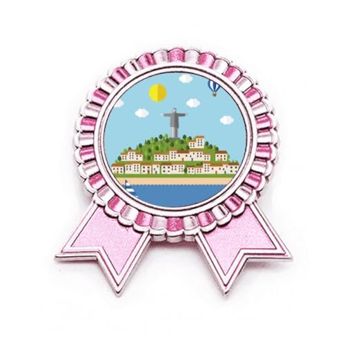 Broche ballon de feu Corcovado rose pour sublimer vos tenues
