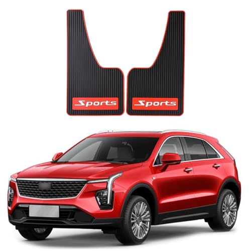 Image of JSCARLIFE 2Pcs Car Mud Flaps Fender Splash Guards, PVC Mudguard Fender Flares with Hardware Front and Rear, Universal Sports Mud Flaps Guards Splash, Exterior Accessories for Car Sedan SUV Trucks