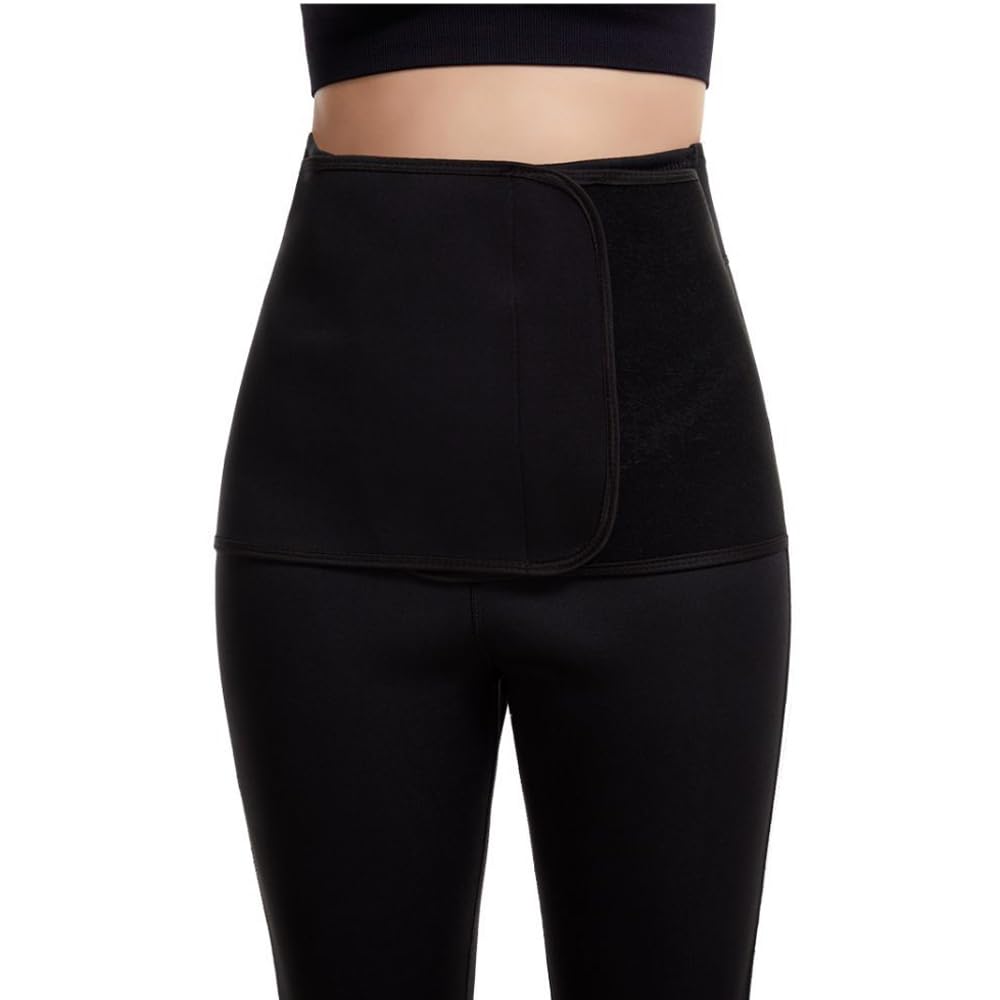 Sauna Sudore Capris Vita Alta Shapewear Leggings con Vita Trainer Perdita di Peso per Le Donne Palestra Allenamento Esercizio