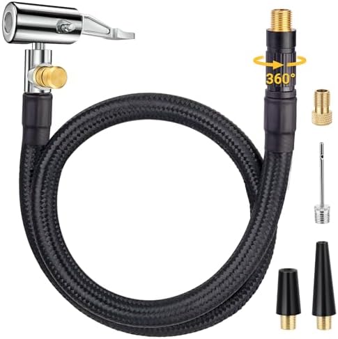Tire Changer Air Chuck & Hose Assembly - Fits Coats & Similar 1/4" Machines