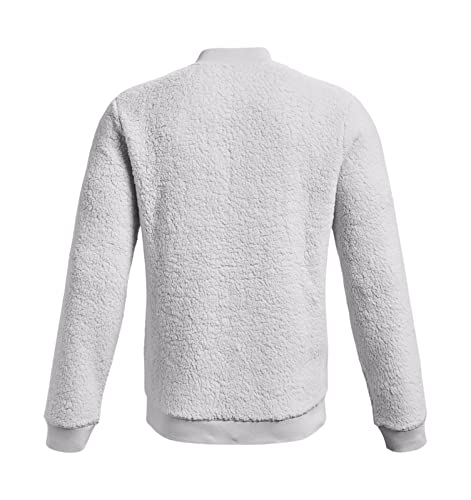 Under Armour Men's UA Sherpa Bomber Full Zip Jacket (Medium, Halo Gray/Black - 014)4