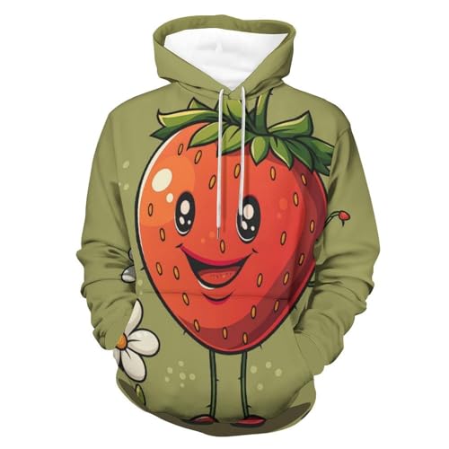 Sweatshirt pullover Fleur de Fraise idéal pour vos sorties urbaines de week-end