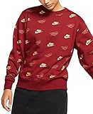 Sportware NIKE W NSW Crew BB BFF Shine Sudadera, Mujer, Rojo (Team Red/Team Red), M