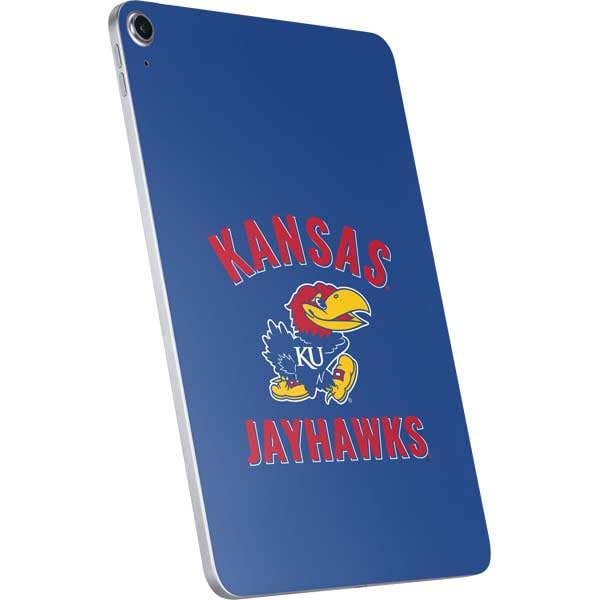 Skinit Decal Tablet Skin Compatible with iPad 11th Gen (2025) - Officially Licensed University of Kansas Jayhawks Mascot Design