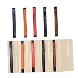 BELLIFFY レザー製タッチペンケース カバー付き スラスペン収納 ホルダー 伸縮性バンド付き 筆保護 ケース ダークブルー