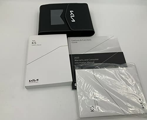 2022 Kia K5 Owners Manual Handbook Set with Case OEM Z0A3180