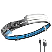 Torcia Frontale Smiling Shark 2 Pack - Ricaricabile, Impermeabile, 6 Modalità Luce Per Campeggio - Foto 9