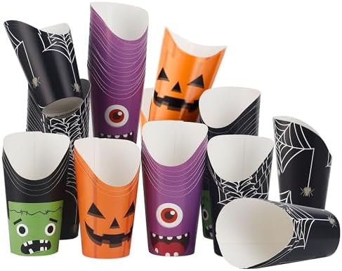 Amazon.com: Winoo Design Halloween Treat Cups Disposable - 40 PK - 8oz ...
