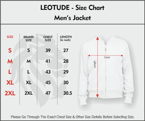 Image of LEOTUDE Men's Solid Windcheater Regular Fit Full Sleeve Jacket (Color Black)
