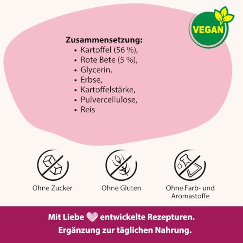 BugBell 60g Knabbersticks Rote Bete – vegane Hundesnacks fettarm