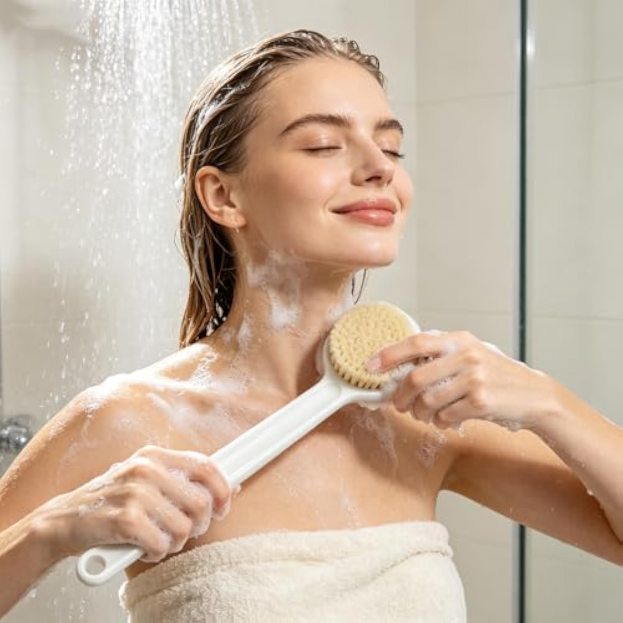 Soft Exfoliating Back Scrubber, 2 Pcs