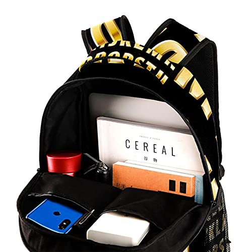 Sac à dos ordinateur portable multicolore avec fermeture éclair robuste