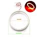 Cob LED Angel Eyes,ZXREEK 2X 100MM 3.94" Red Color 111 Leds Car Light Halo Ring Headlight Marker 12V-24V