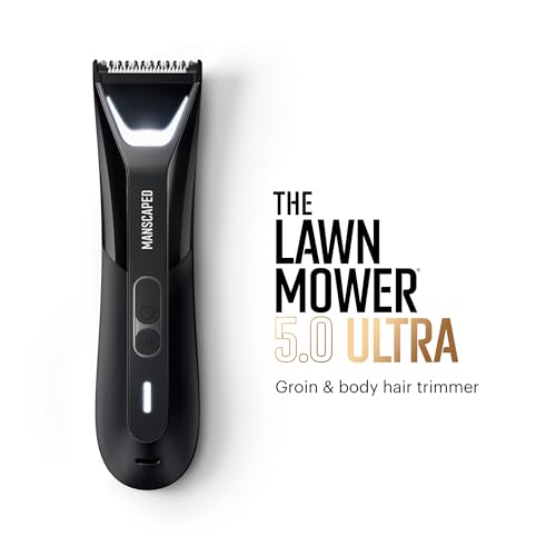 Image of MANSCAPED The Chairman PRO & The Lawn Mower 5.0 Ultra - Men's Face Shaver with Two SkinSafe Blades, Four-Blade Foil & Stubble Trimmer & Dual-Head Groin & Body Hair Trimmer with Toiletry Bag