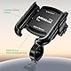 MOGGAM Handyhalterung Motorrad Anti-Vibration mit plattform und aluminiumring - Handyhalter Motorrad mit 360º regulierung Zur Montage am Lenker und Rückspiegel, kompatibel Telefon 5,4-7,2