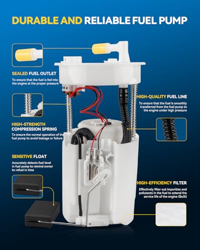 Image of PHILTOP Electric Fuel Pump Assembly E8922M for Accord, Crosstour, TSX