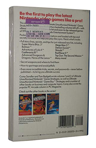 Ultimate Unauthorized Nintendo Game Strategies ... 0553352253 Book Cover