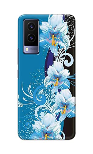 Image of PRINTFIDAA Beautiful Floral Design Printed Designer Hard Case for Vivo V21e 5G Back Cover -(e) RPM1006