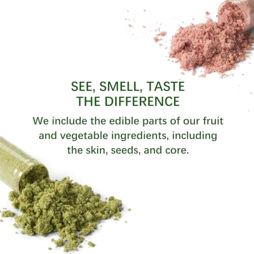 Image of Fruits & Veggies Capsules - 90 Fruit and 90 Veggie Whole Food Supplement - Supports Energy Levels, High Lycopene, Vitamins & Minerals