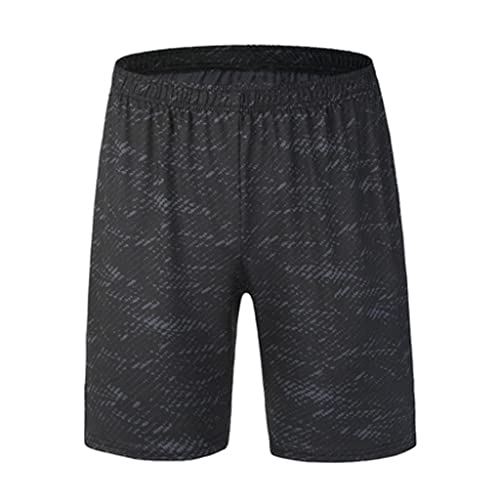 Short de running homme séchage rapide pour entraînement de fitness en salle